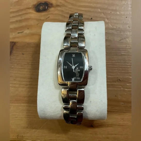 Disney | Accessories | Disney Mickey Mouse Black Dial Ladies 